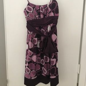 Patterned mini dress